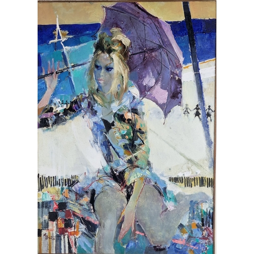 7 - Michelle Baretta (1916-1987) Original Oil. 1970