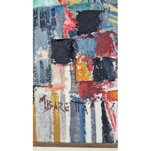 7 - Michelle Baretta (1916-1987) Original Oil. 1970