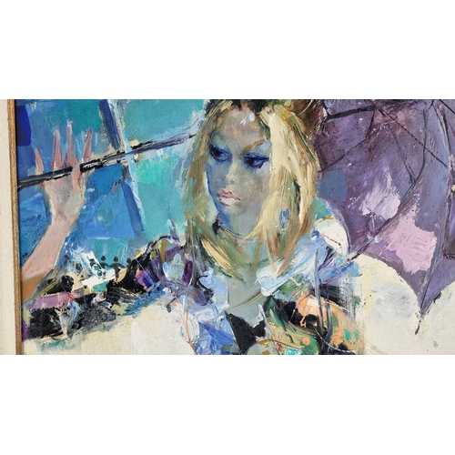 7 - Michelle Baretta (1916-1987) Original Oil. 1970