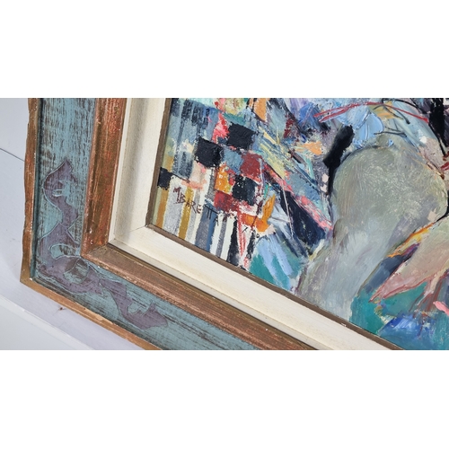 7 - Michelle Baretta (1916-1987) Original Oil. 1970