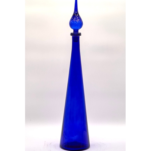 19 - Beautiful blue decorative bottle