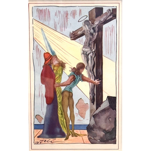 80 - ARTIST: Salvador Dali 1904-1989TITLE: Cellini The Blessing Of ChristMEDIUM: LithographSIZE: 33cm By ... 