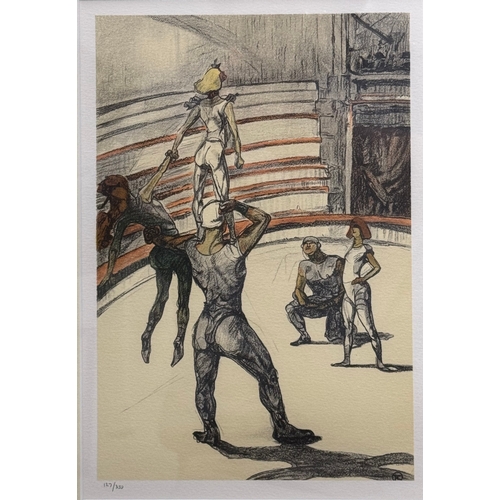 81 - Toulouse Lautrec Henri de The Circus - Work on the Carpet Rossini Colour lithographNo. 127/350SIZE: ... 