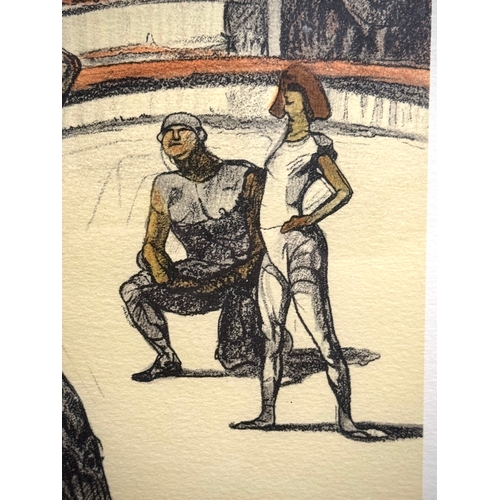 81 - Toulouse Lautrec Henri de The Circus - Work on the Carpet Rossini Colour lithographNo. 127/350SIZE: ... 