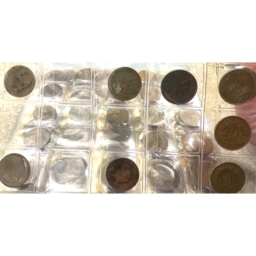 163 - Mixed predecimal and decimal coins Mostly English