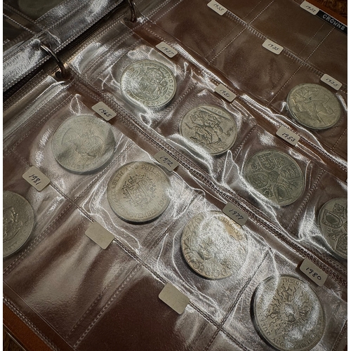 164 - Farthings and crowns dated from approx 1650