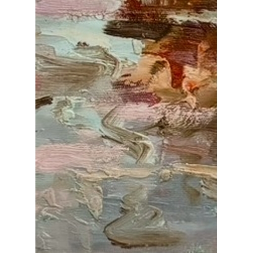 11 - The Harbour Oils On Canvas Unknown Circa 1920-1950 Framed Size 76cm by 54cm