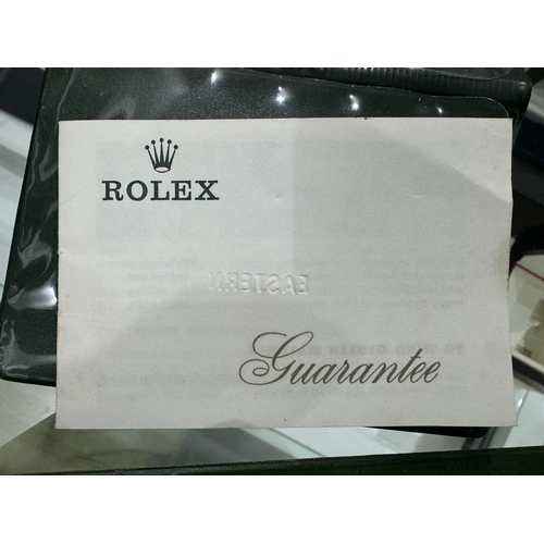 179 - Rolex Vintage Ladies Watch 18ct gold Circa 1980Hallmarked 18kPaperwork and Box Original (Some aging ... 