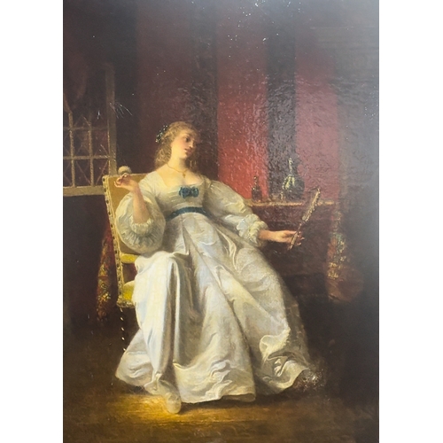 20 - Two Stunning Paintings Of Romantic Historical Scenes Oil Paintings Follower Of P. Delaroche.The Dual... 