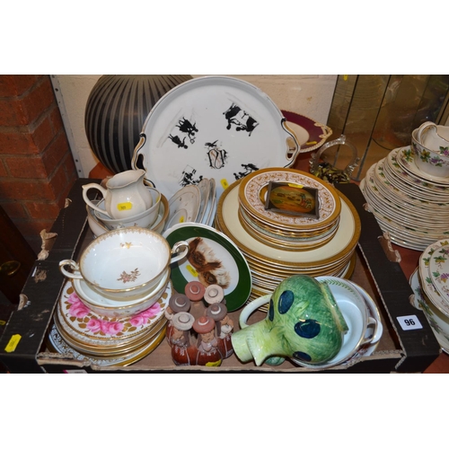 96 - QUANTITY OF DECORATIVE DINNERWARE, ETC