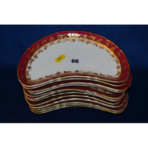 66 - TWELVE ROYAL WORCESTER 