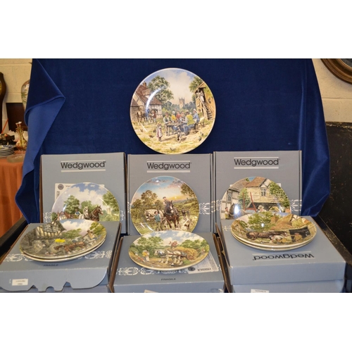 65 - TEN WEDGWOOD COLLECTORS PLATES