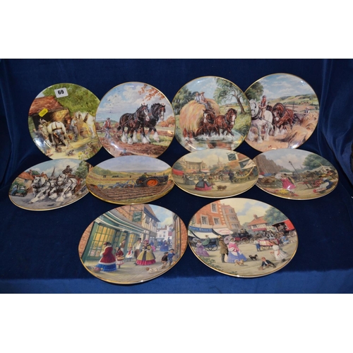 69 - TEN ROYAL DOULTON COLLECTORS PLATES 