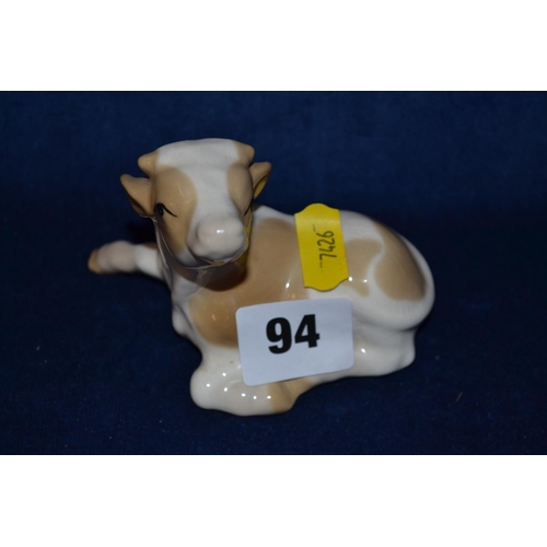 94 - SZEILER BONE CHINA CALF RESTING