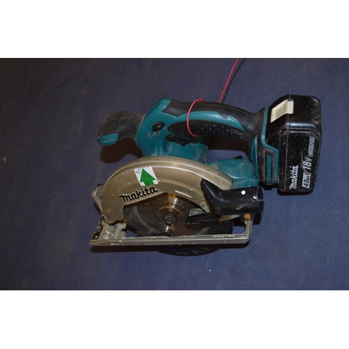 158 - MAKITA DSS611 CORDLESS CIRCULAR SAW