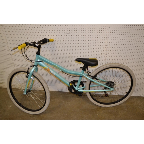 593 - DENOVO GO24 LIGHT BLUE TRIAL BIKE