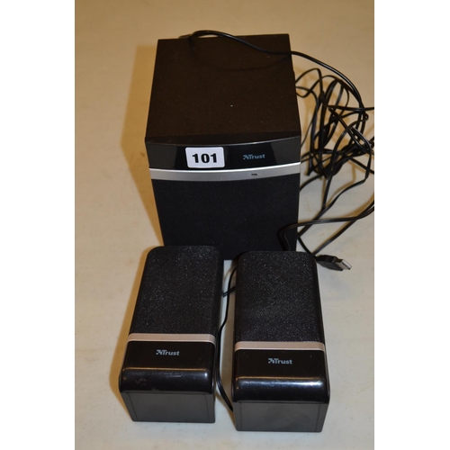 101 - 3 TRUST AUDIO VISUAL SPEAKERS
