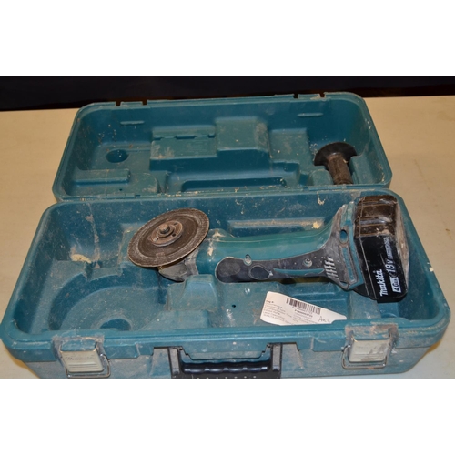 102 - MAKITA LX7 ANGLE GRINDER 4.OAH 18V LITHIUM BL1340