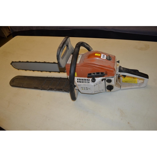 114 - GASOLINE CHAINSAW MT 9999