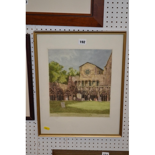 192 - PRINT OF CHURCH