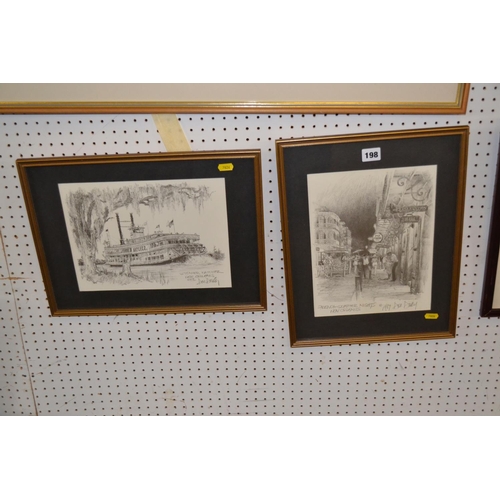 198 - PAIR OF PRINTS 