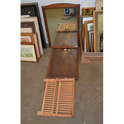 208 - MIRROR, TRAY AND DRAINING RACK