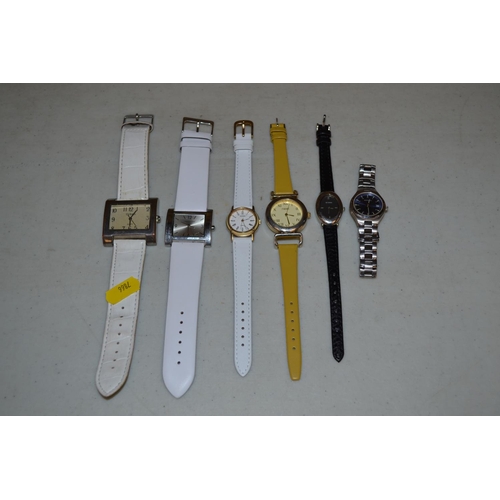 218 - 6 LADIES WATCHES