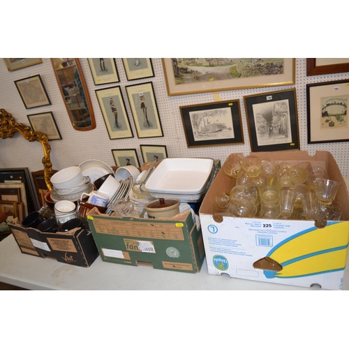 225 - 3 BOXES OF KITCHENWARE