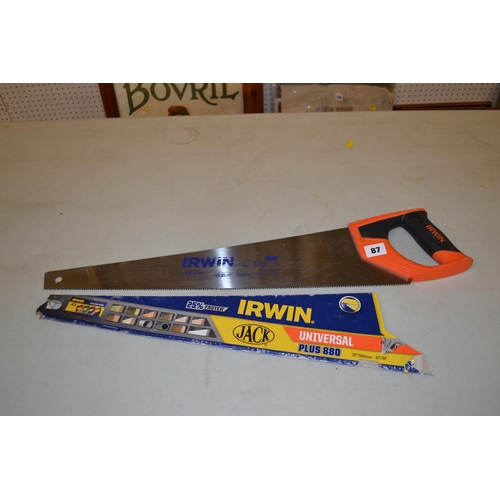 87 - IRWIN UNIVERSAL PLUS 880 22