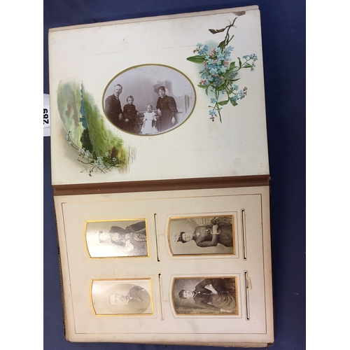 289 - 3 VICTORIAN PHOTOGRAPH ALBUMS