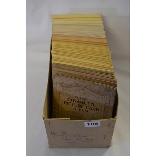 105 - QUANTITY OF EMPTY WILLS CIGARETTE CARD ALBUMS AND PICTURE CARD ALBUMS (EMPTY)