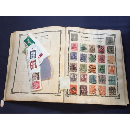 342 - 7 ALBUMS OF 25TH ANNIVERSARY OF THE CORONATION STAMPS 1953-78, ALBUM OF 1ST DAY COVERS, QUANTITY OF ... 