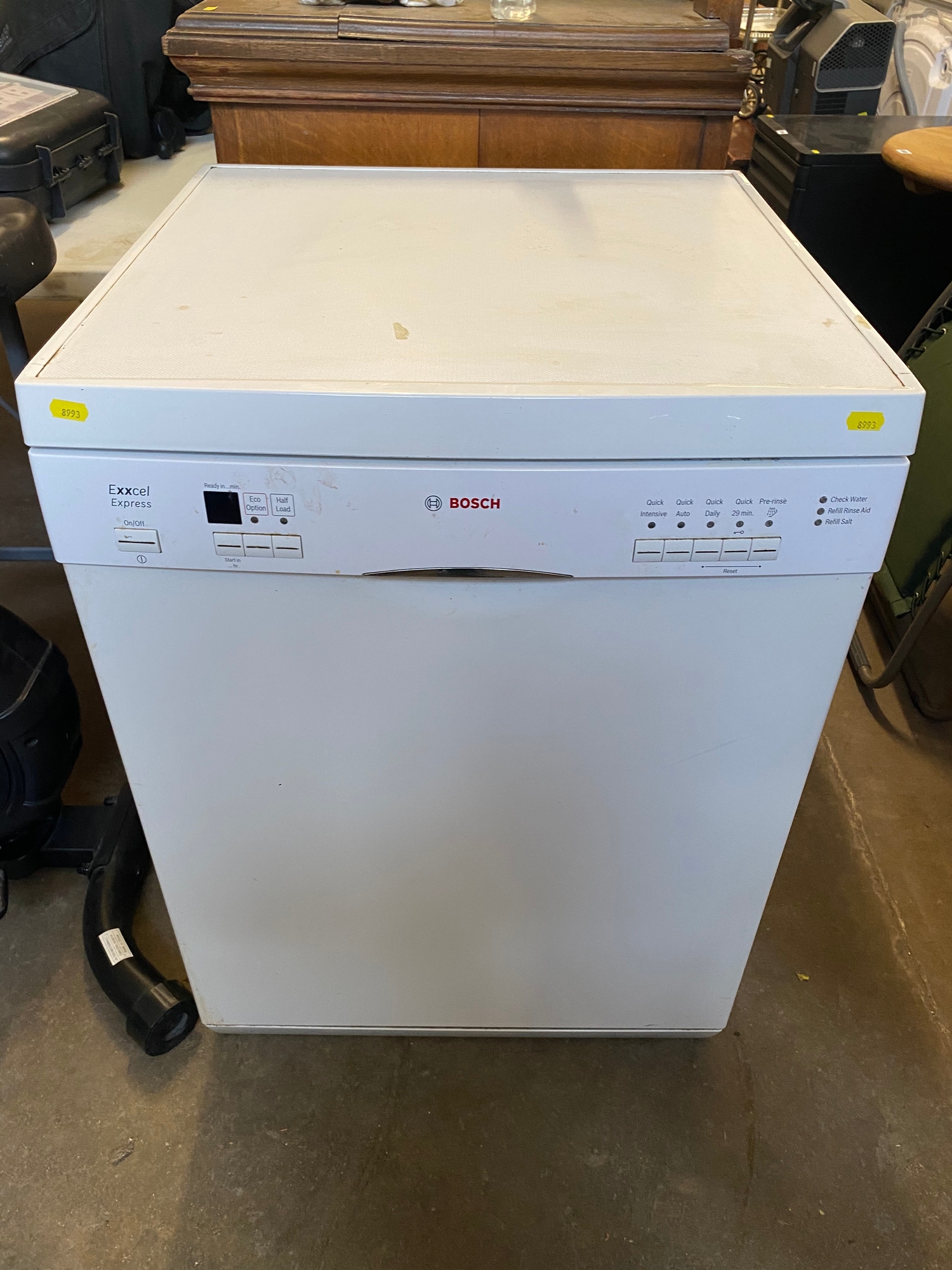 Bosch exxcel cheap express dishwasher