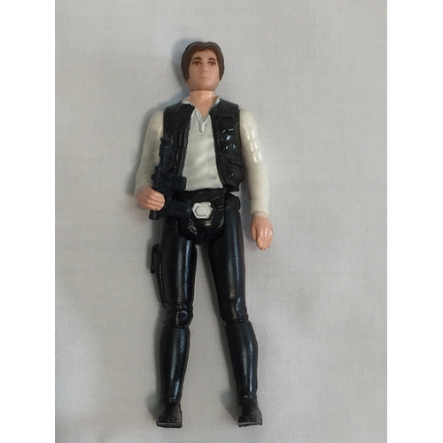 11 - STAR WARS HAN SOLO WITH TRANSLUCENT BLUE BLASTER HONG KONG 1977