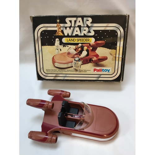 43 - PALITOY STAR WARS LAND SPEEDER IN ORIGINAL BOX (NO INSTRUCTIONS)