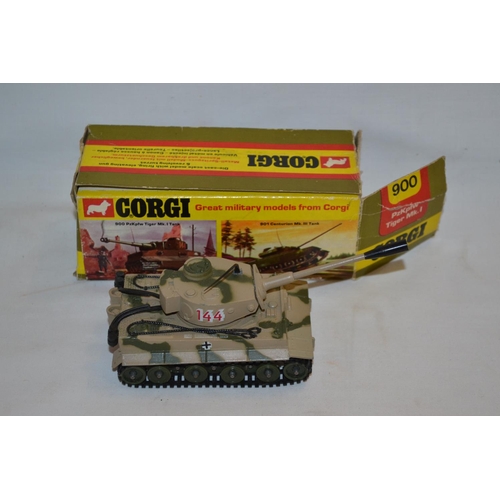 201 - CORGI MODEL P2KPFW TIGER MK1 TANK IN ORIGINAL BOX