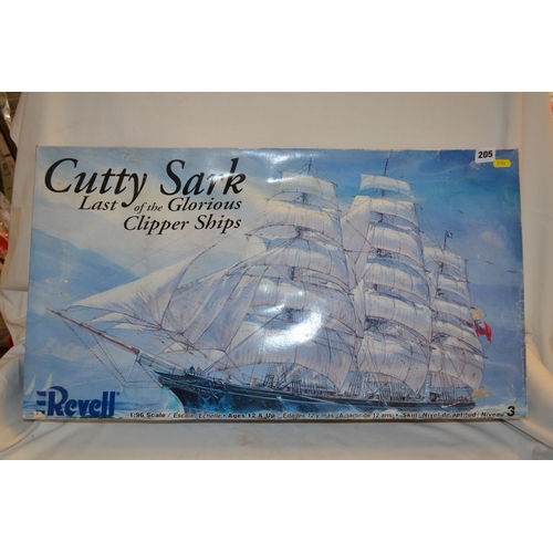 205 - REVELL MODEL KIT OF CUTTY SARK