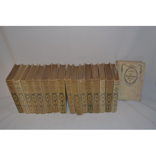 372 - SET OF 17 VOLUMES OF FRENCH NOVELS