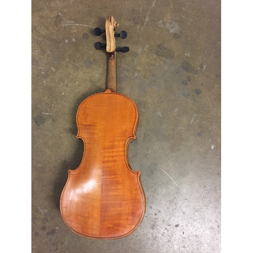 229 - VIOLIN (A/F) IN CASE