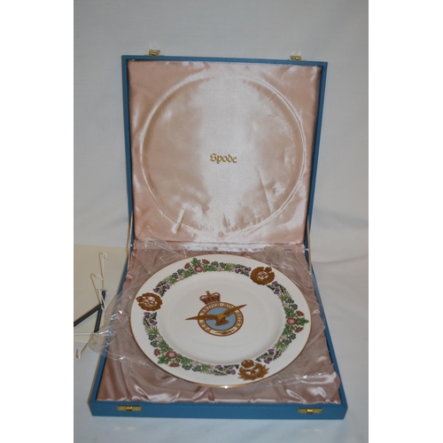 194 - SPODE ROYAL AIR FORCE PLATE IN BOX