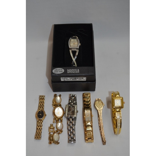 6 - 6 VARIOUS LADIES WRISTWATCHES