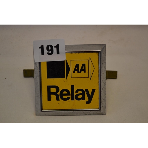 191 - AA RELAY CAR BADGE