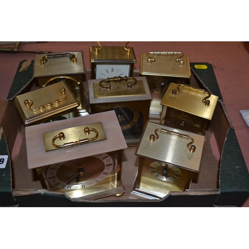 259 - 8 MODERN CARRIAGE CLOCKS