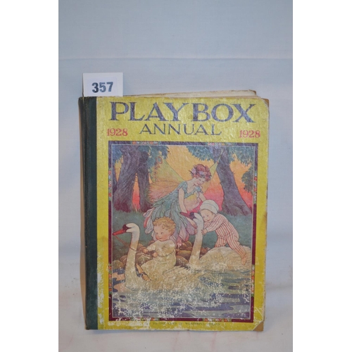 357 - 1 VOLUME PLAYBOX ANNUAL 1928