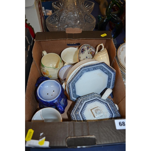 68 - QUANTITY OF MISCELLAENOUS TEAWARE, ETC