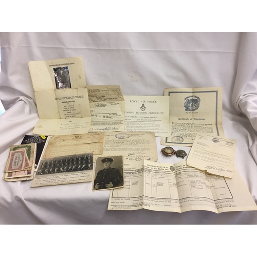 365 - QUANTITY OF EPHEMERA RELATING TO MR FREDERICK LEW BRUCE INCLUDING DEATH TELEGRAM, MALAYAN POLICE NOT... 