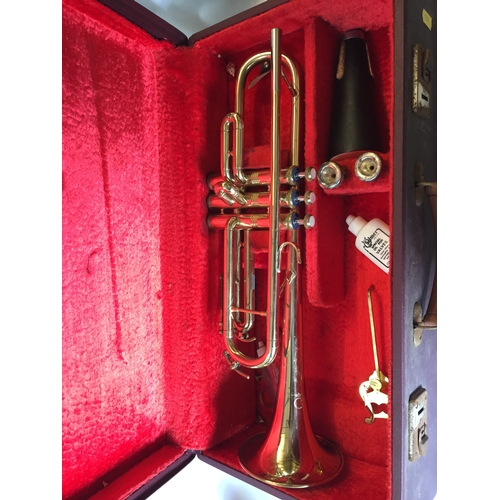 279 - CORONET BRASS TRUMPET IN CASE