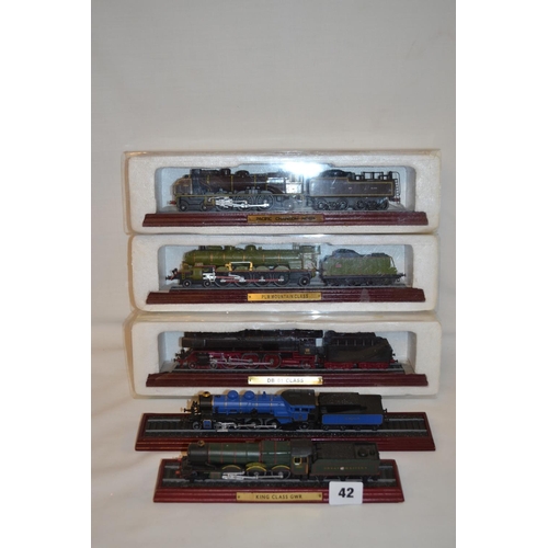 42 - 6 STATIC MODEL LOCOMOTIVES