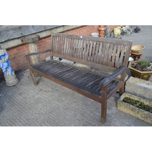 817 - TEAK GARDEN BENCH