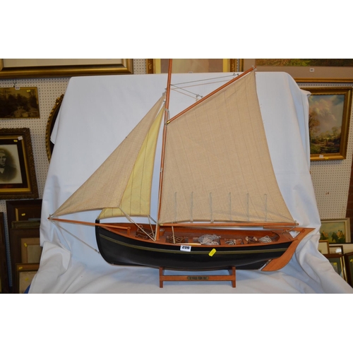 206 - LARGE MODEL BOAT 